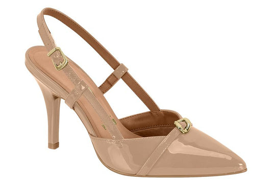 Zapato dama tacon mujer Vizzano Verniz premium beige 13488