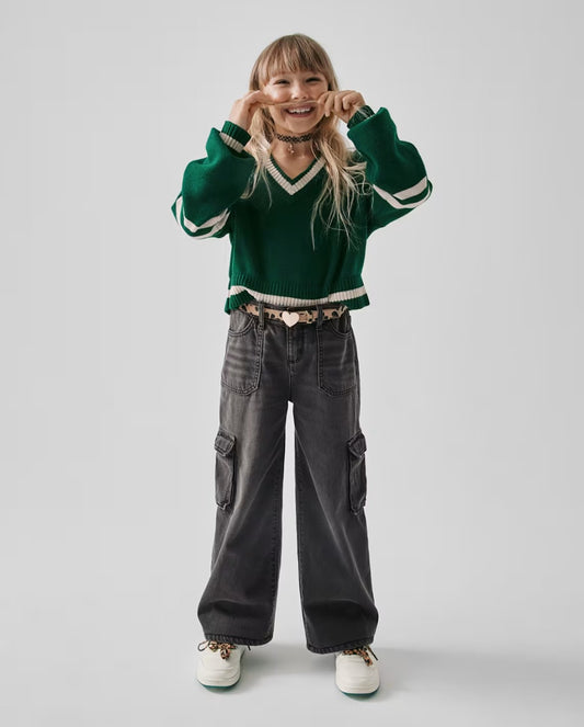 Pantalon negro niña Childrens Place 3055002004