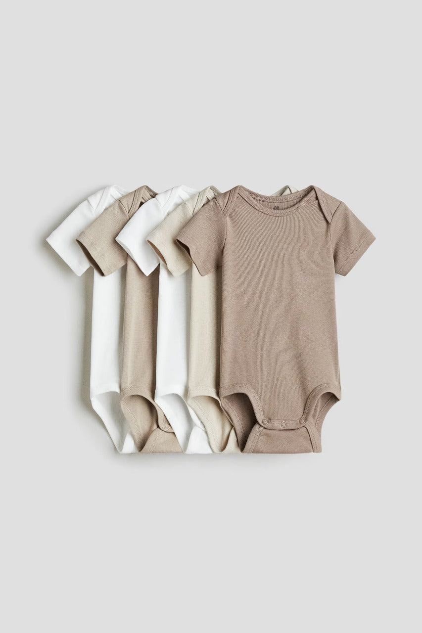 Set 5 mamelucos bebe niño niña H&M 1088033004