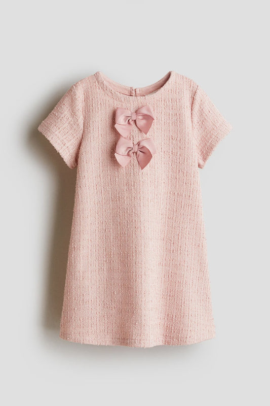 Vestido rosado chongo niña H&M 1314454005