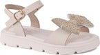 Sandalias blancas beige chongo niña 109006000-006998