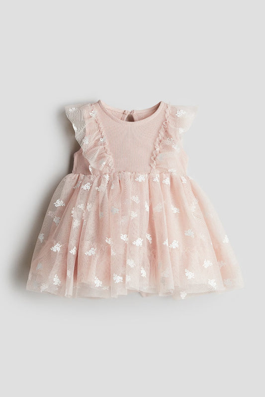 Vestido rosado tutu bebe niña H&M 1281868003