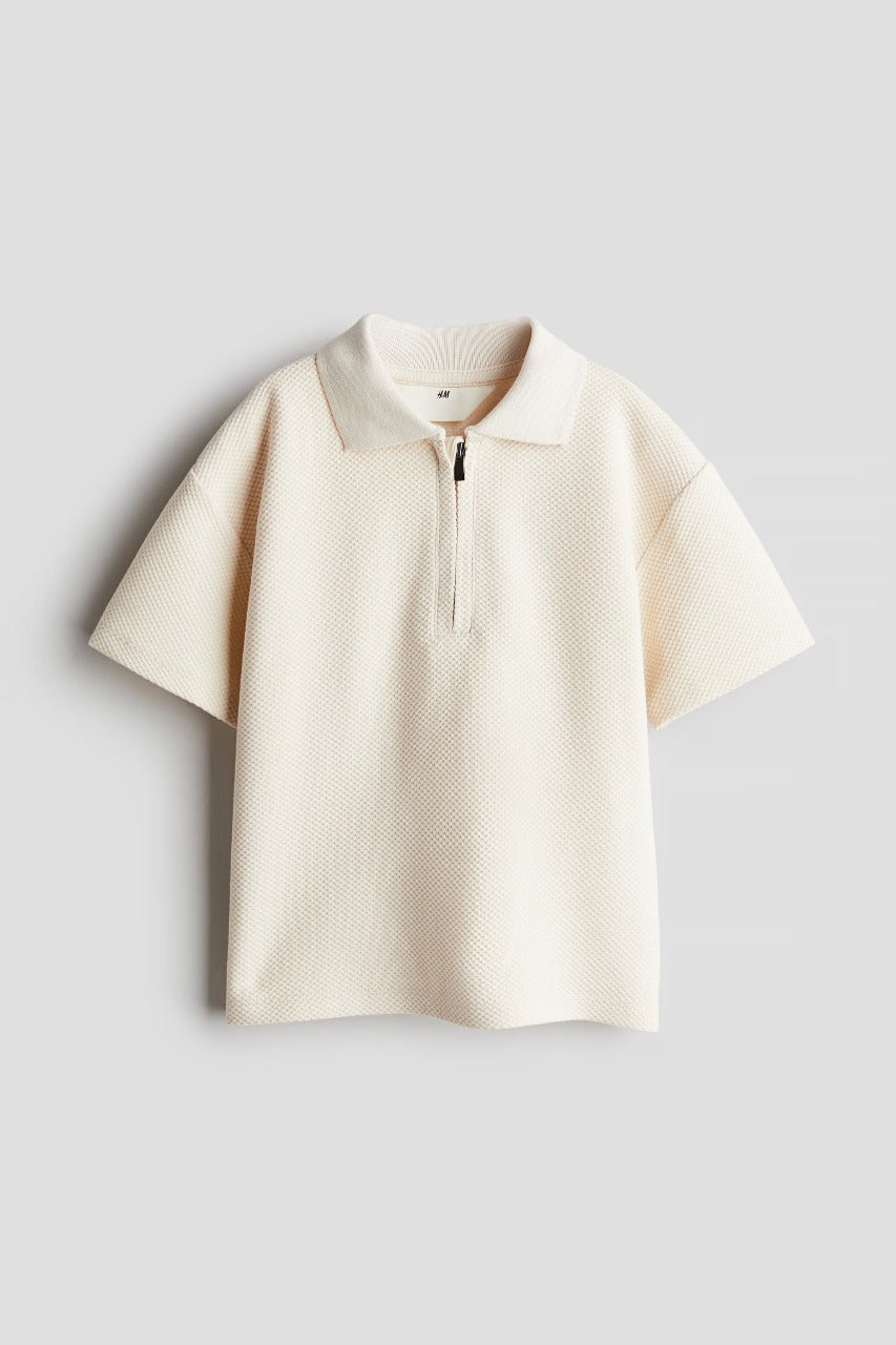 Camisa polo beige niño H&M 1250831002009