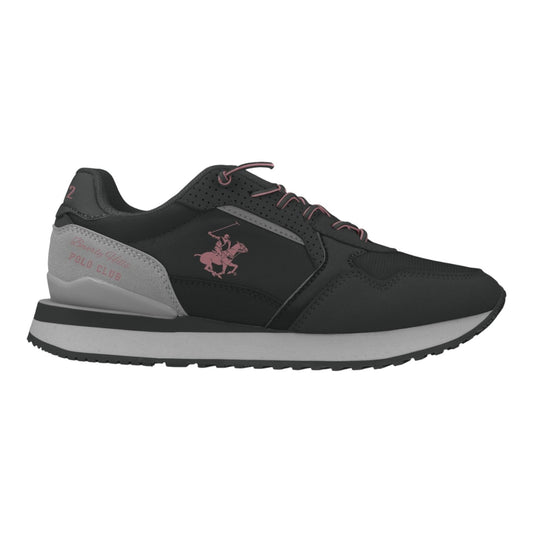 Tenis Polo Club negro mujer JULIA-BL-W6-B