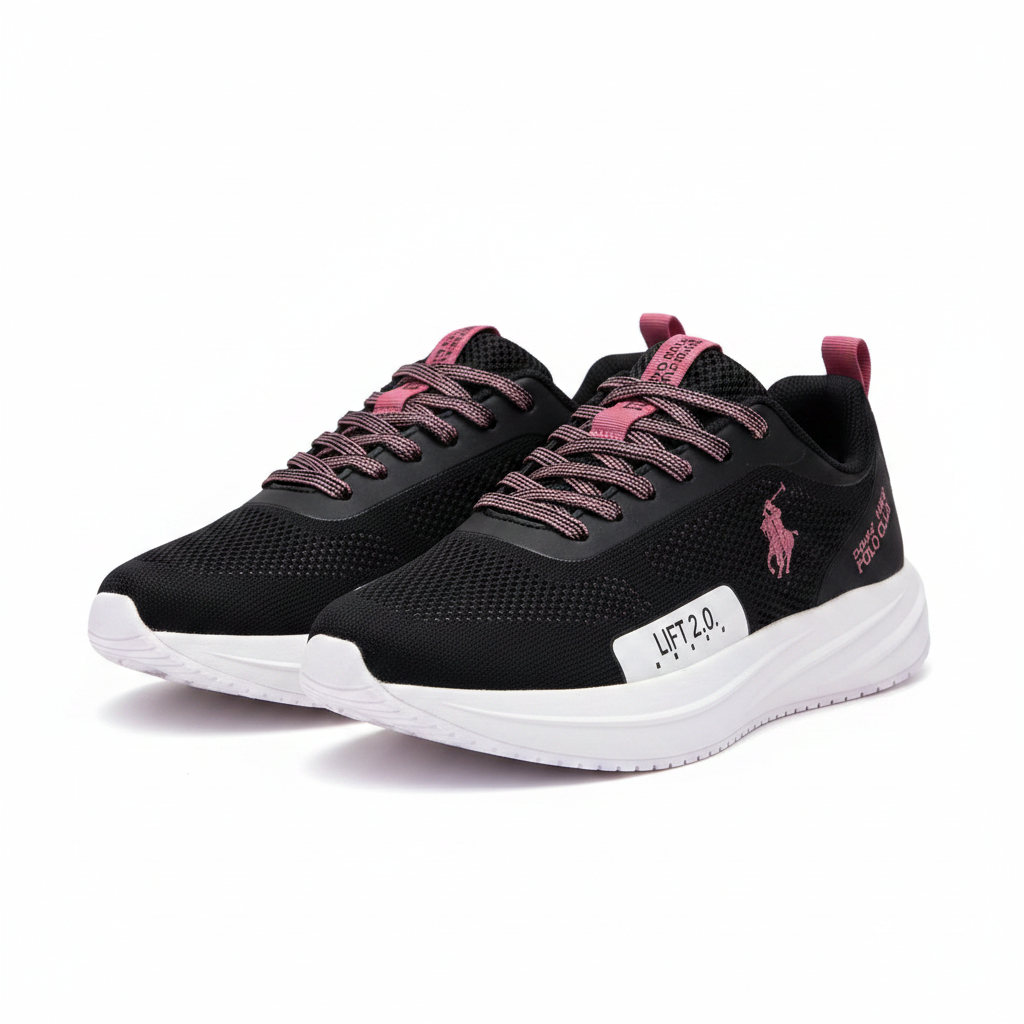 Tenis Polo club mujer negros LIFT 2-BL-26-B 12901090 dama