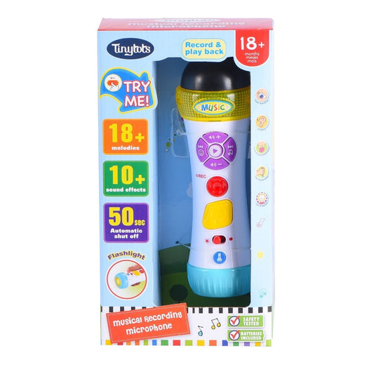 Juguete micrófono musical bebe niño niña Tinytots LS7810