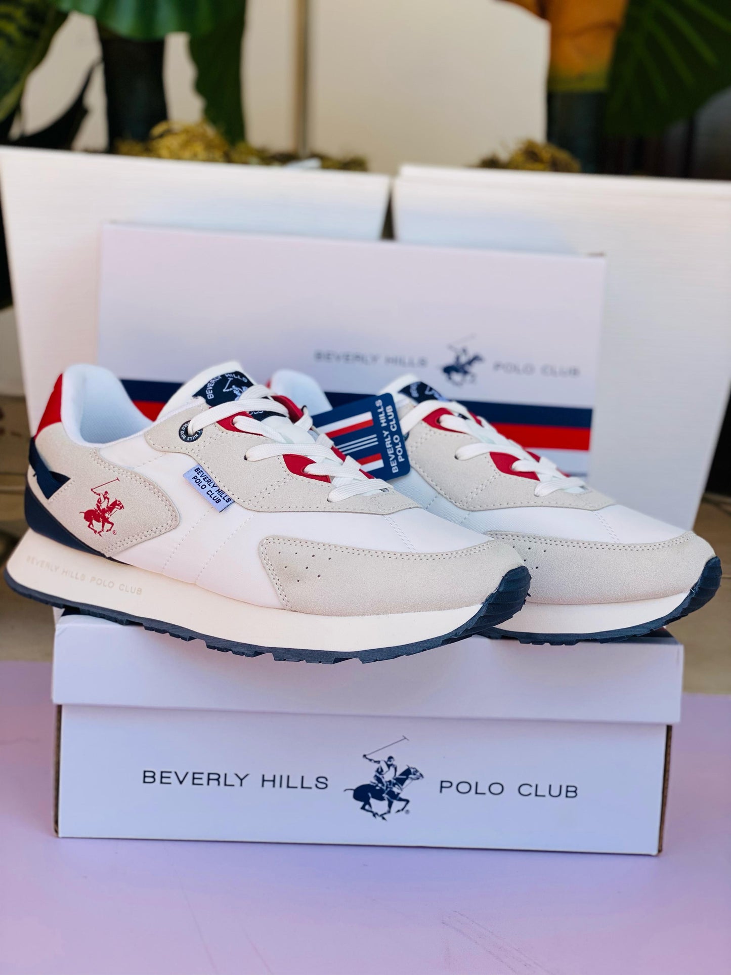 Tenis blancos polo club hombre MARTIN-WH-M6-A