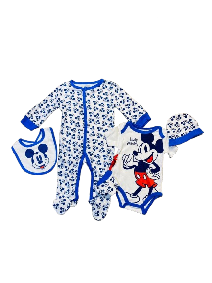 Pijama Set 5 piezas azul mickey Disney bebe niño D9-MK-1322B