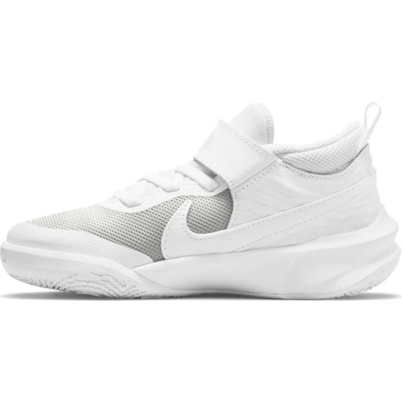 Tenis blancos Nike unisex team hustle