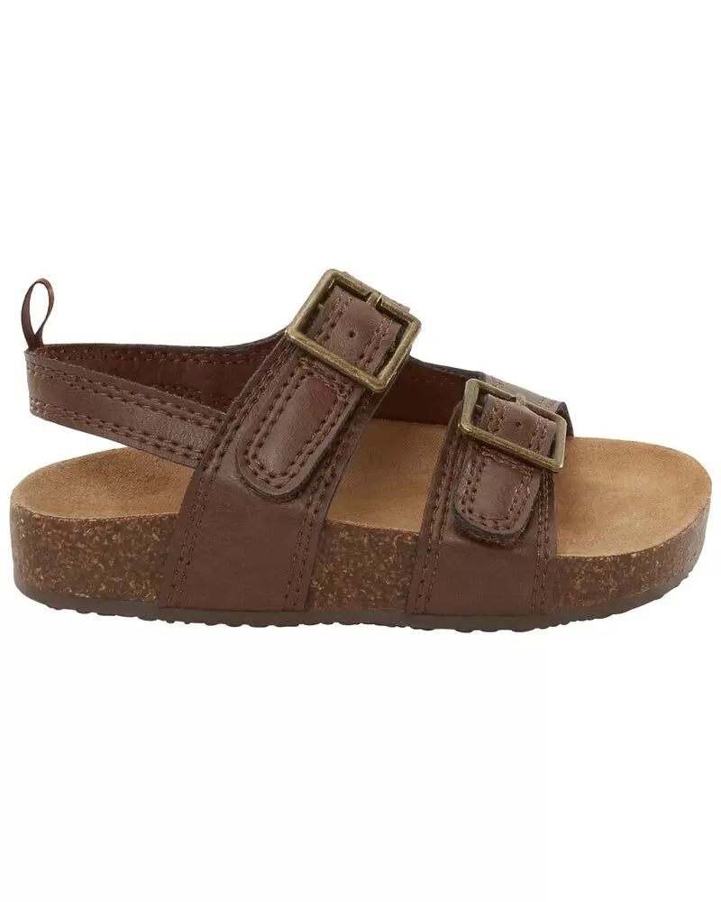 Sandalias café Oshkos niño