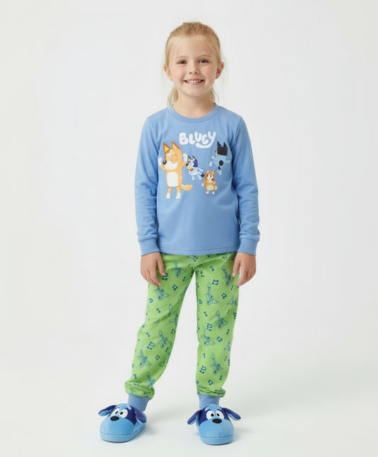 Pijama Bluey Family niña St Jacks 3080177801