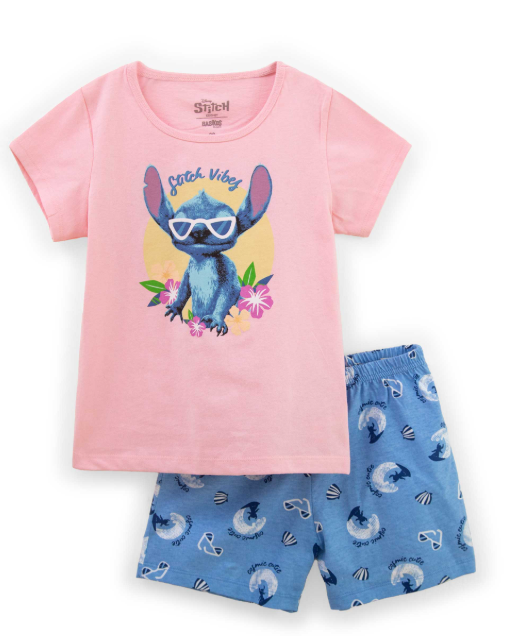 Set conjunto Pijama Stitch vibes para niña St Jacks 2080181502