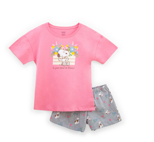 Pijama juvenil dama adulto Snoopy St Jacks 4080111804