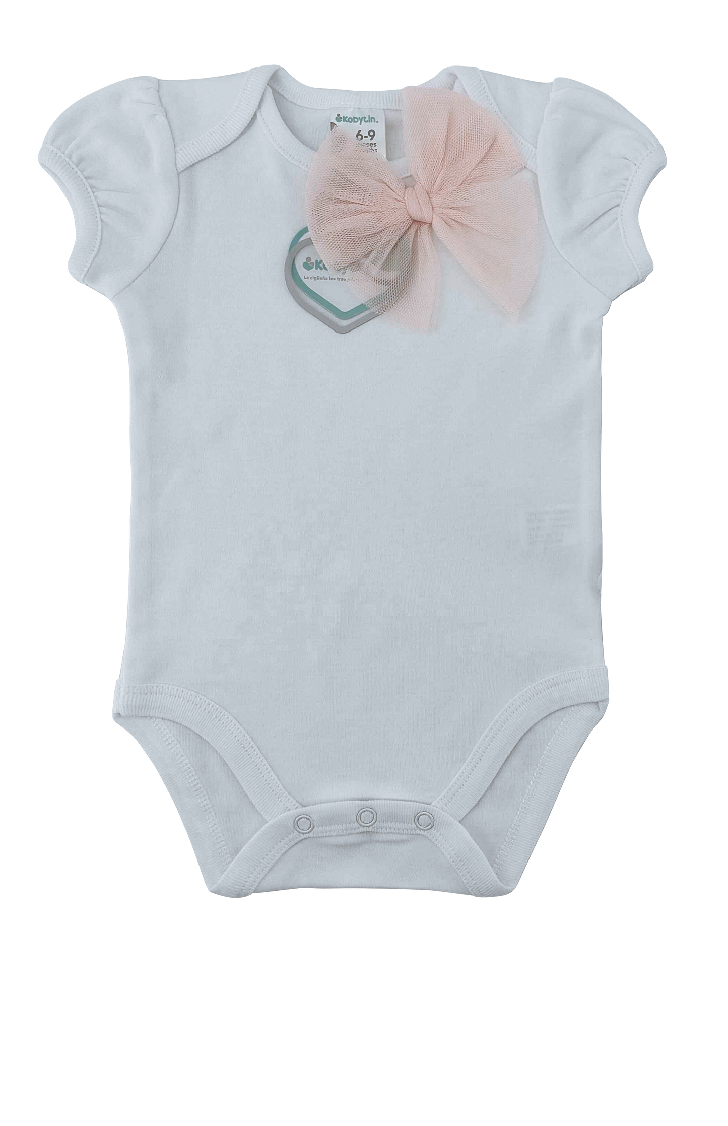 Set 2 piezas blanco Tutu flores Kobytin bebe niña