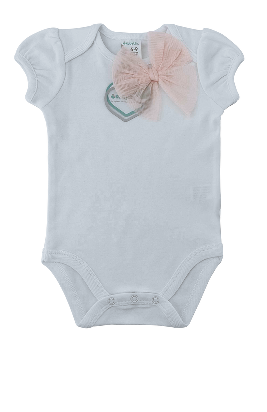 Set 2 piezas blanco Tutu flores Kobytin bebe niña