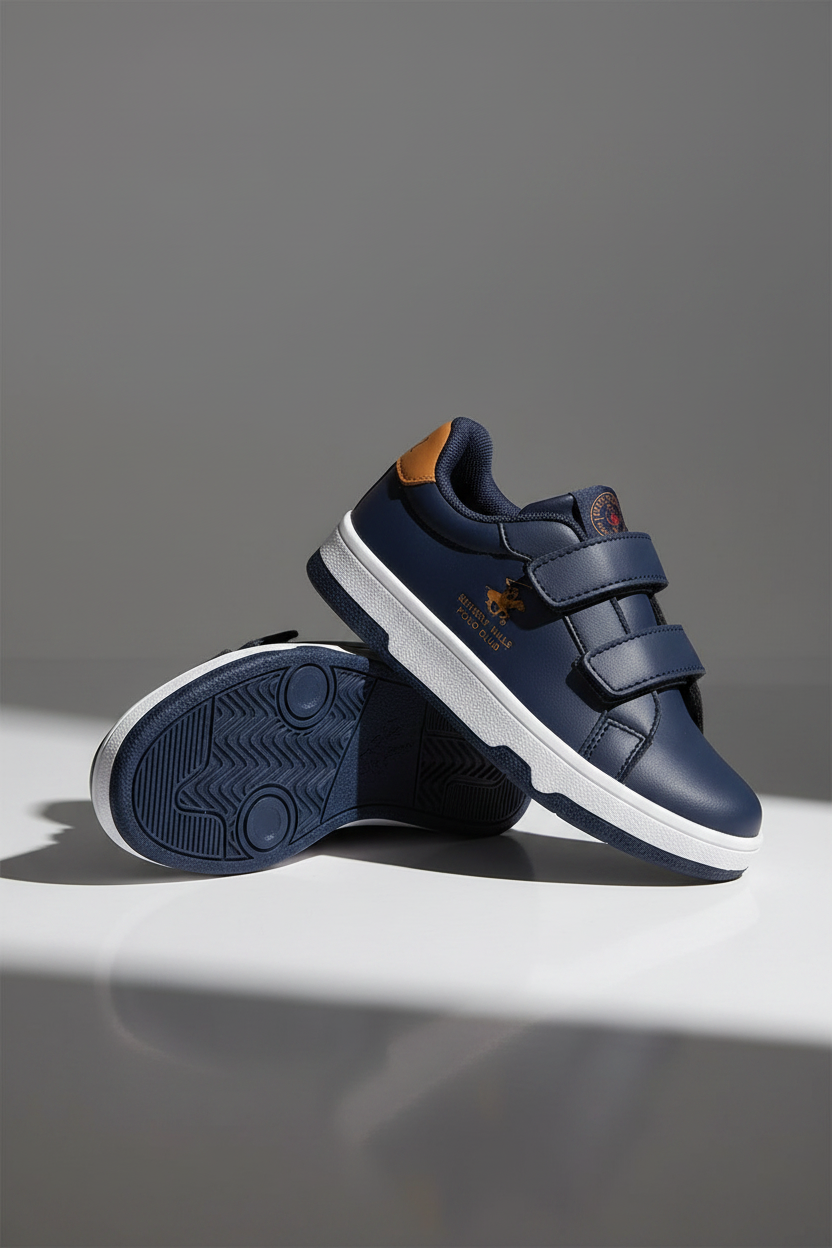 Tenis Polo Club bebe niño azul velcro REGENT-NVBR-K7 12901090