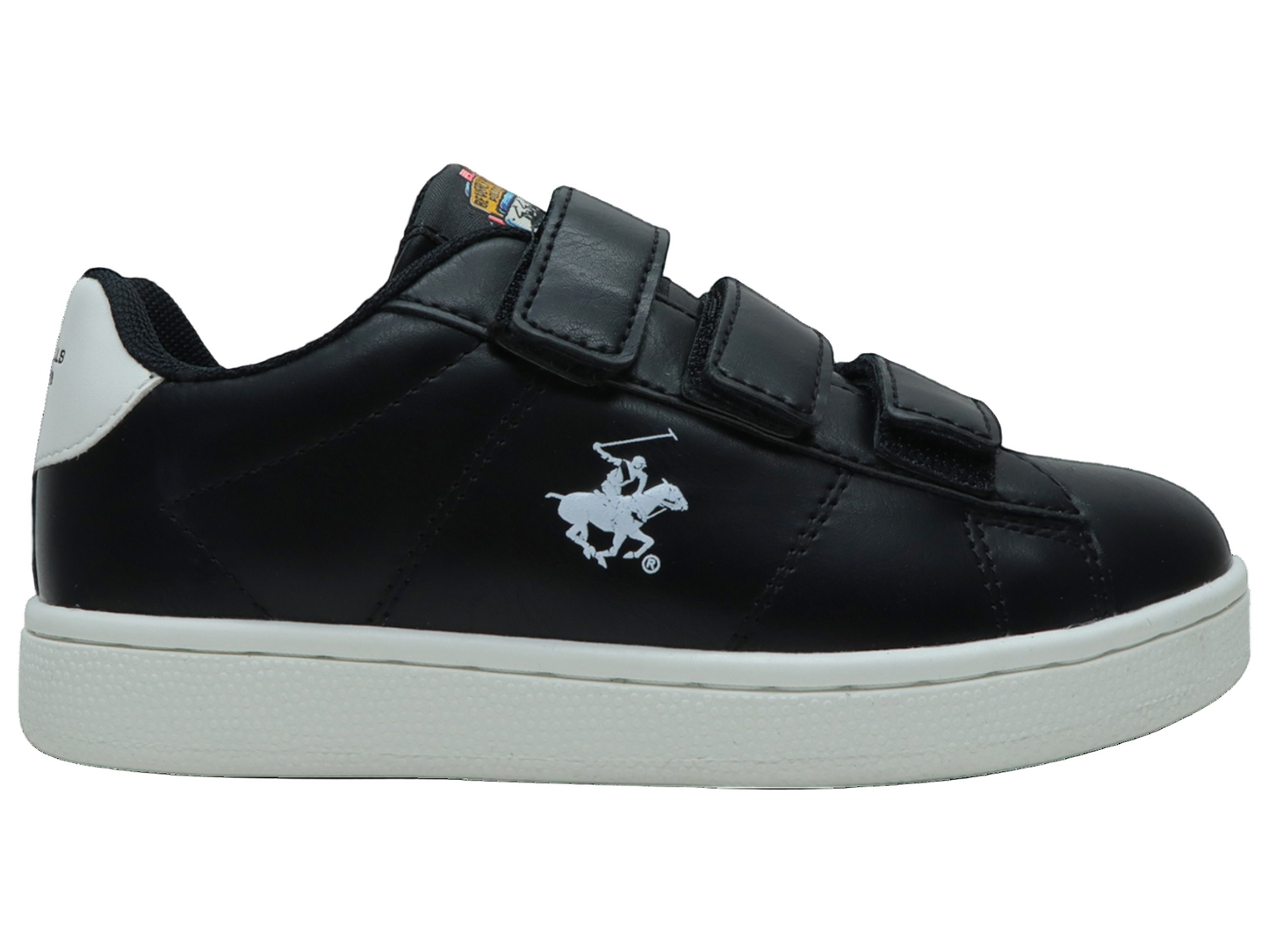 Tenis Polo Club bebe niño negro velcro ROYAL-BL-T7 14901290