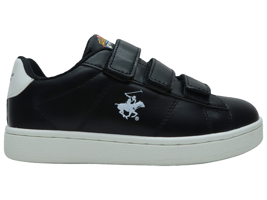 Tenis Polo Club bebe niño negro velcro ROYAL-BL-T7 14901290