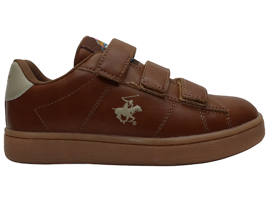 Tenis Polo Club niño cafe velcro ROYAL-BR-K7 14901290