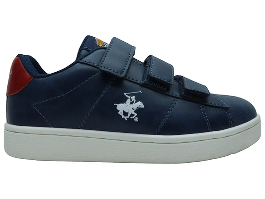 Tenis Polo Club bebe niño azul velcro ROYAL-NV-T7 14901290