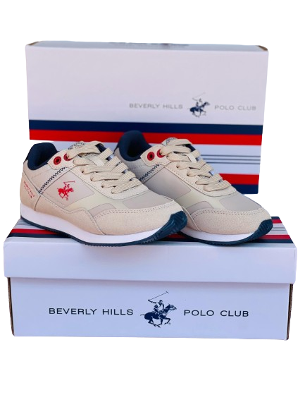 Tenis polo club para niño Beige SAMMY-BG-K5