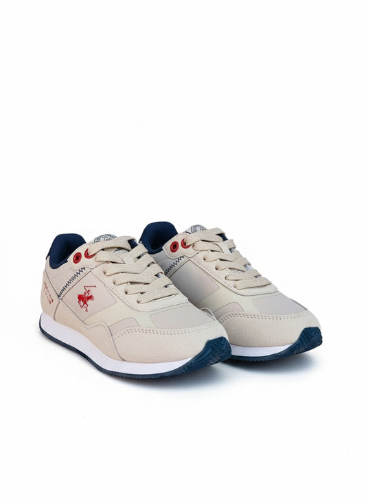 Tenis polo club para niño Beige SAMMY-BG-K5