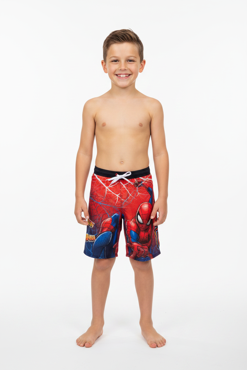 Calzoneta Short traje de baño Spiderman niño