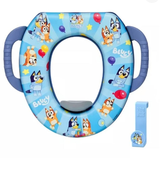 Asiento de entrenamiento para baño bluey
