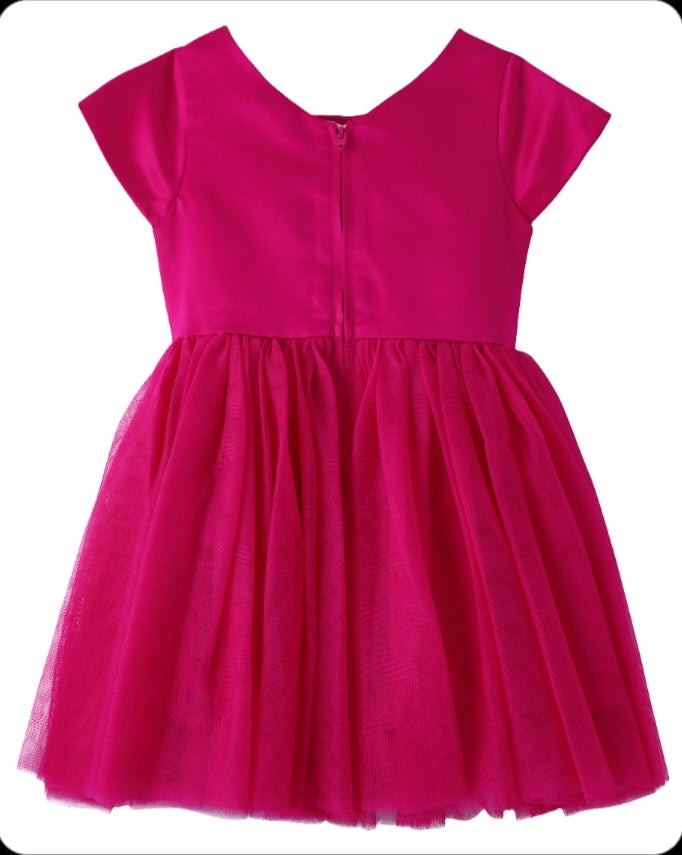 Vestido niña rosado fucsia Gymboree