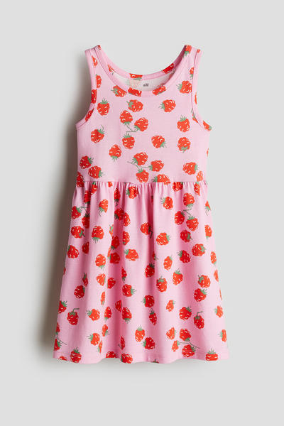Vestido rosado fresas H&M niña