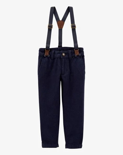 Pantalon azul formal con tirantes Oshkosh niño 2R609310 n