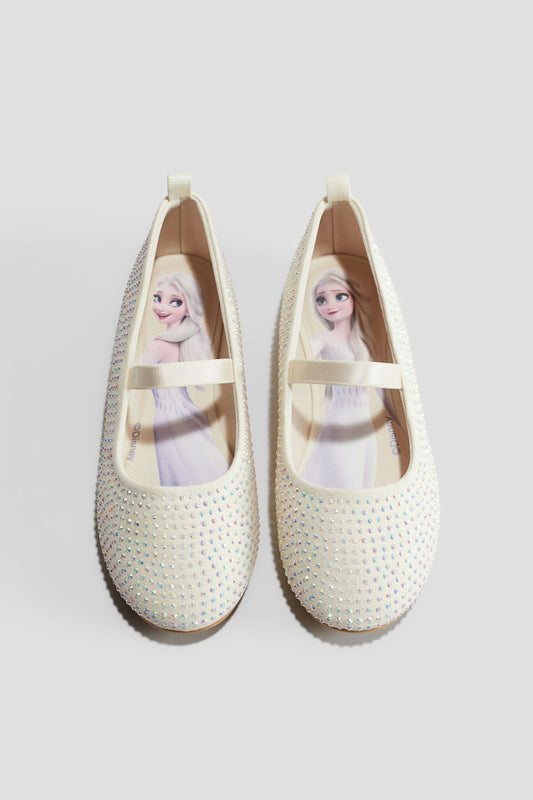Zapatillas blancas  frozen   H&M niña