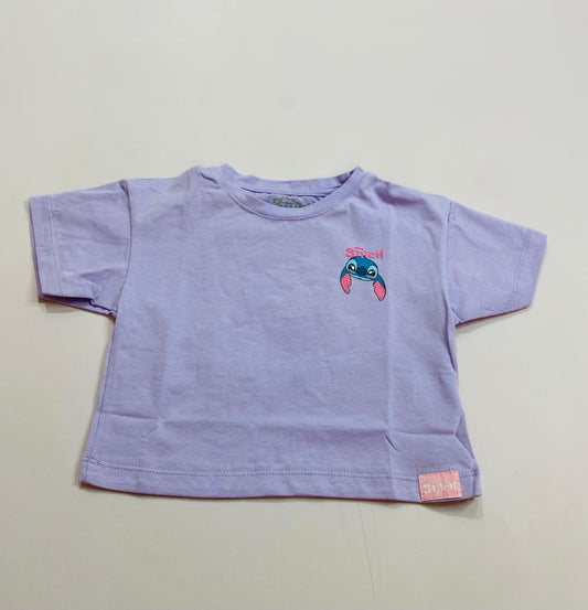 Camisa para niña morada Stitch D1-STI-118B