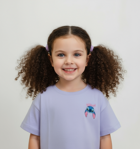 Camisa bebe niña morada Stitch D1-STI-118B