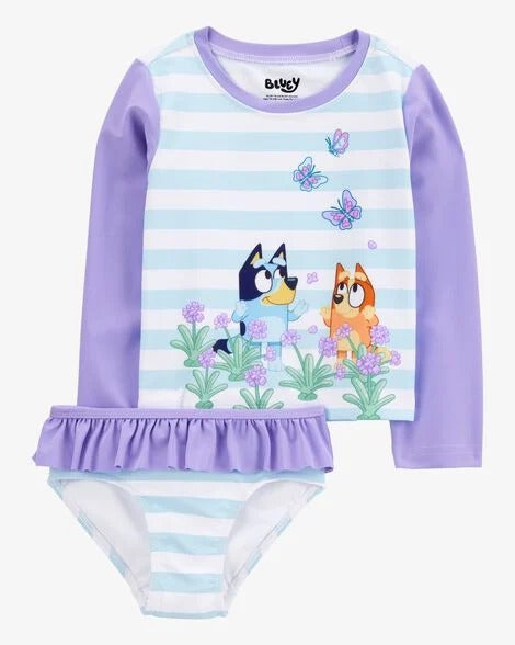 Traje baño niña 2 piezas Bluey Carter's