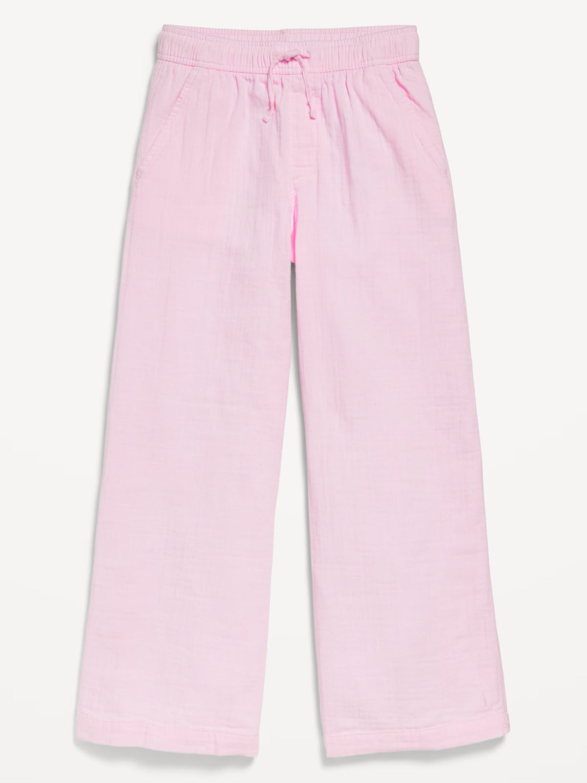 Pantalon rosado wide leg niña Old Navy