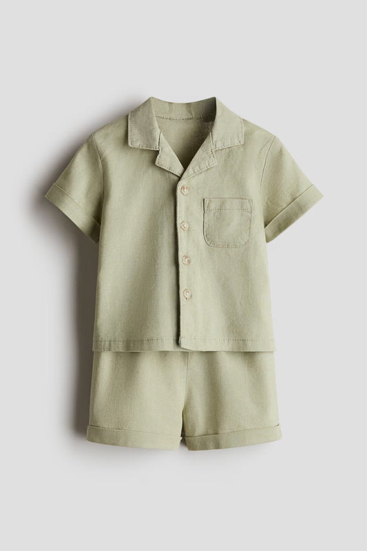 Set conjunto verde niño H&M