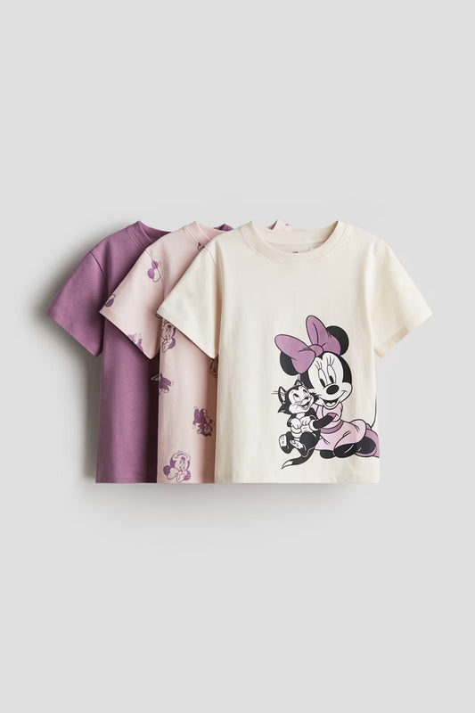 Set 3 camisas minnie niña H&M 0937175