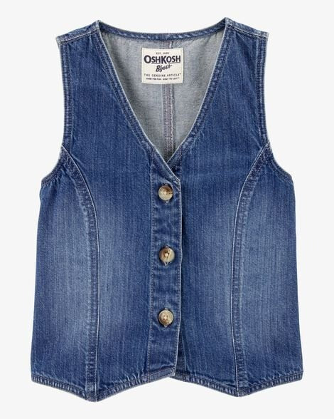 Chaleco  azul jeans niña Oshkosh 3T011910