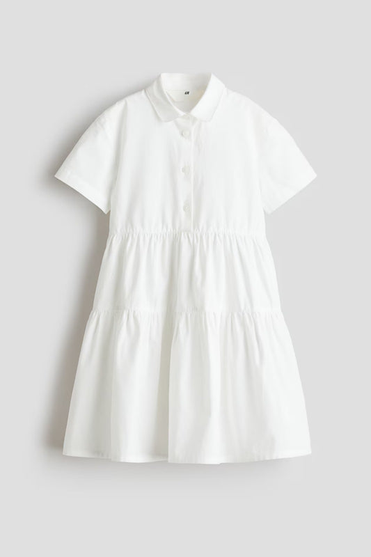 Vestido blanco niña H&M
