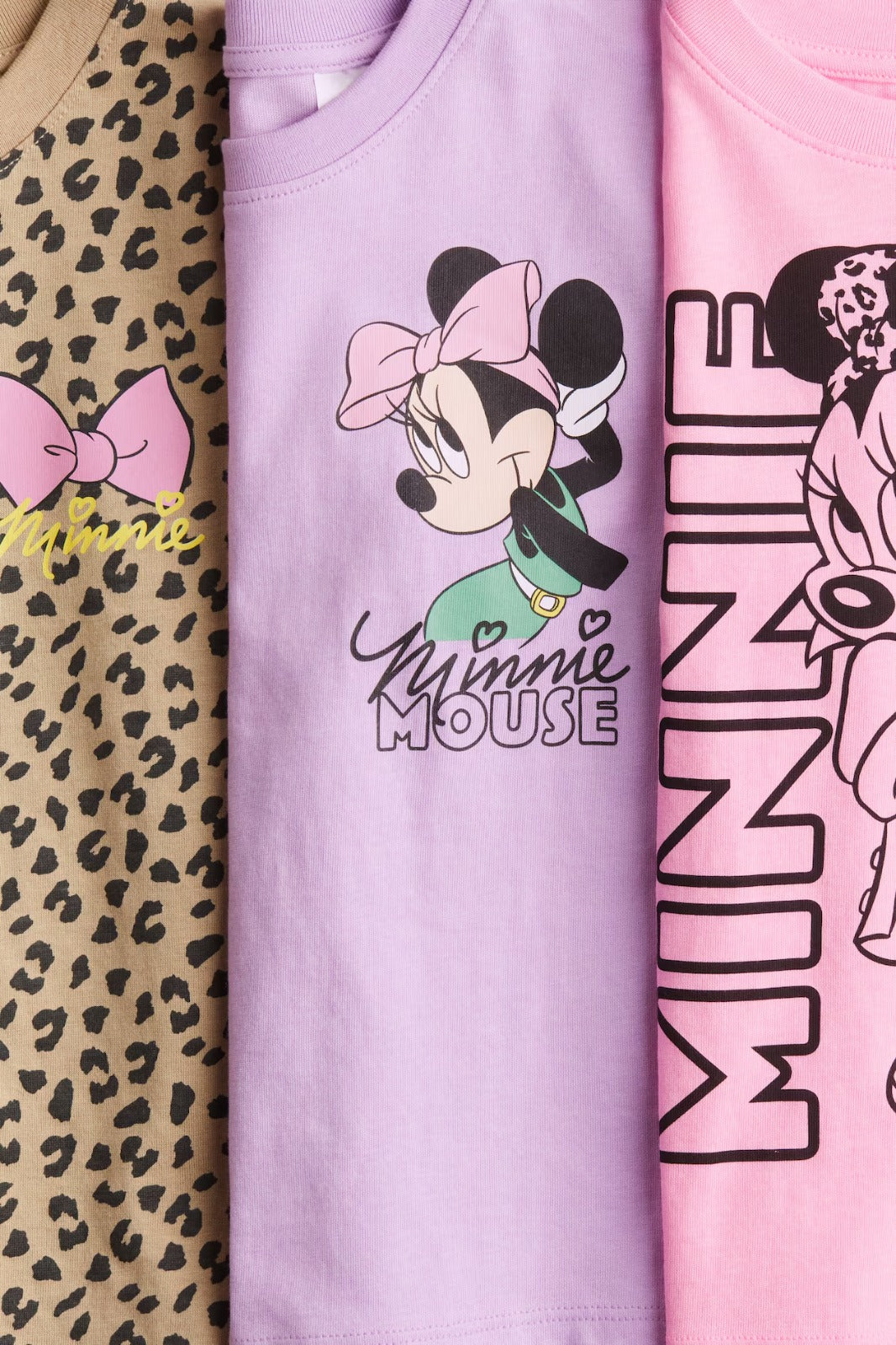 Set 3 camisas niña Minnie niña H&M 0937175