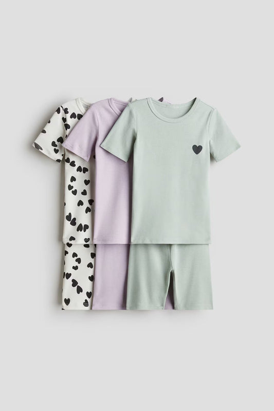 Set 3 pijamas niña H&M 1292076