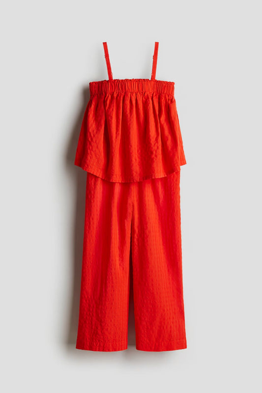 Set 2 piezas camisa pantalon naranja H&M 1272995