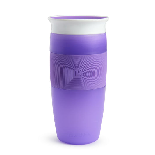 Vaso termo mágico antiderrame morado 14oz niña Munchkin