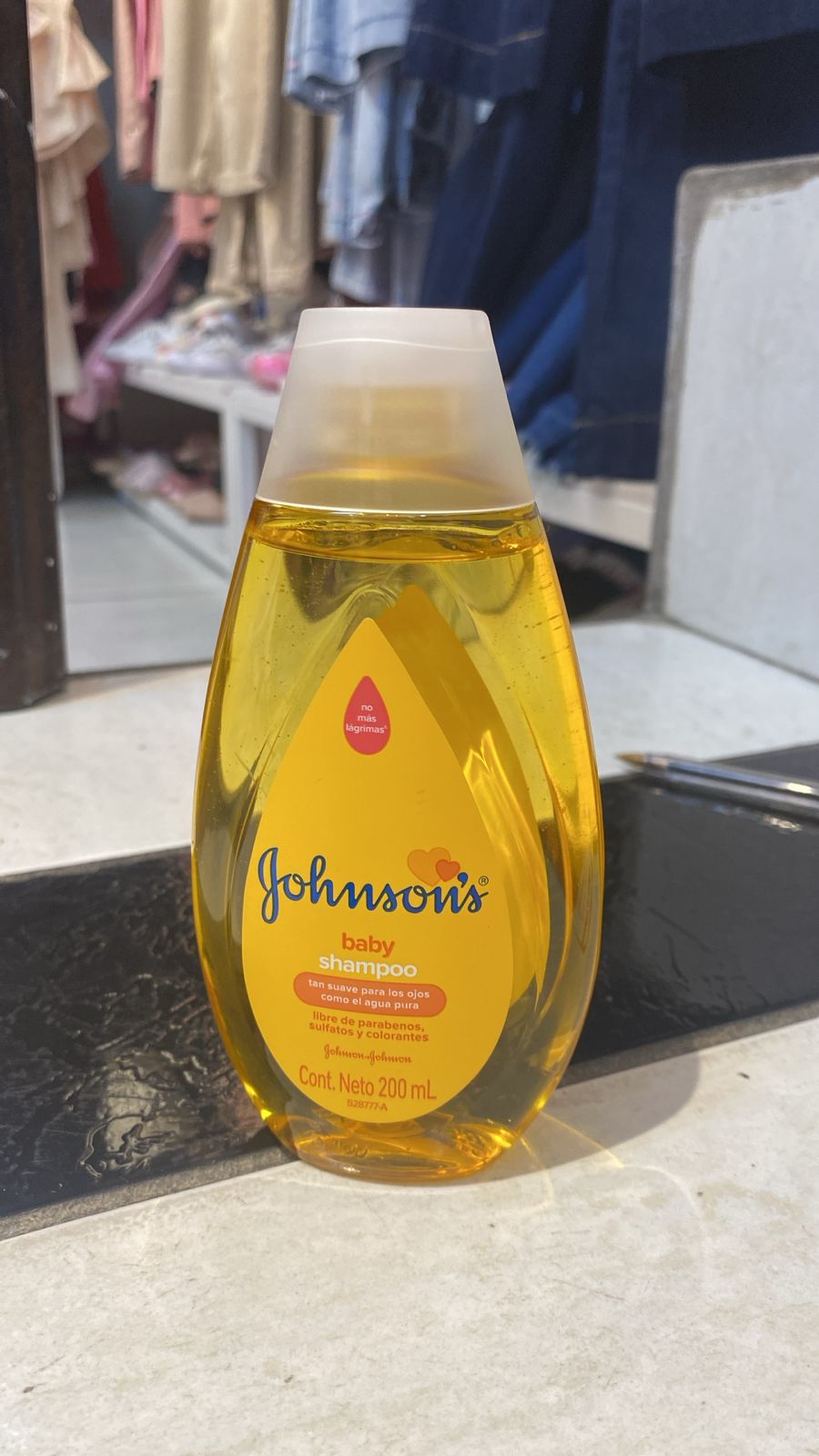 Shampoo Johnson 200 ml bebe niño niña