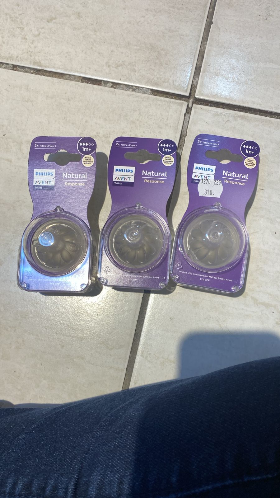 Biberones flujo avent 1M+