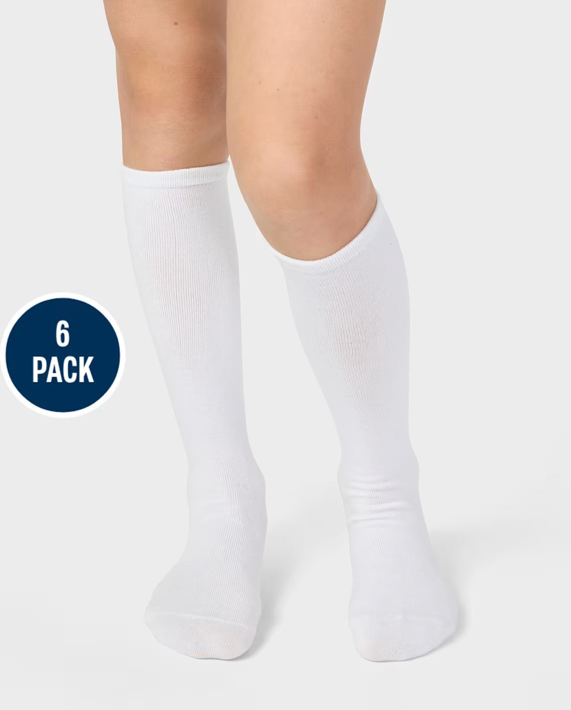 Set 6 calcetines altos blancos niña Childrens Place 3053910003 - 305391004