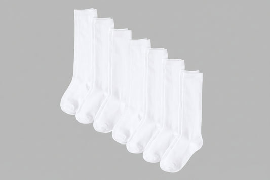 Set 6 calcetines altos blancos niña Childrens Place 3053910003 - 305391004