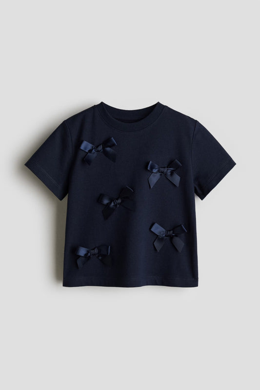 Camisa azul chongo niña H&M 1312694002
