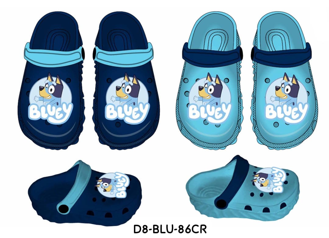 Sandalias azul niño Bluey crocs D8-BLU-86CR 390345